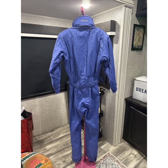 Spyder ski Purple/Blue jumpsuit women Size 8 - Picture 4 of 16